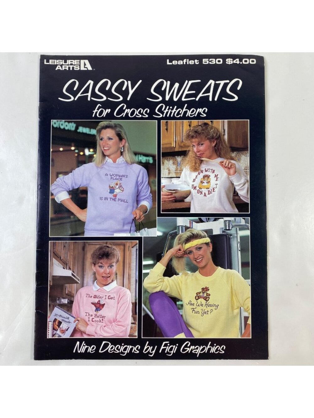 Sassy Sweats Cross Stitch Pattern Booklet By Leisure Arts